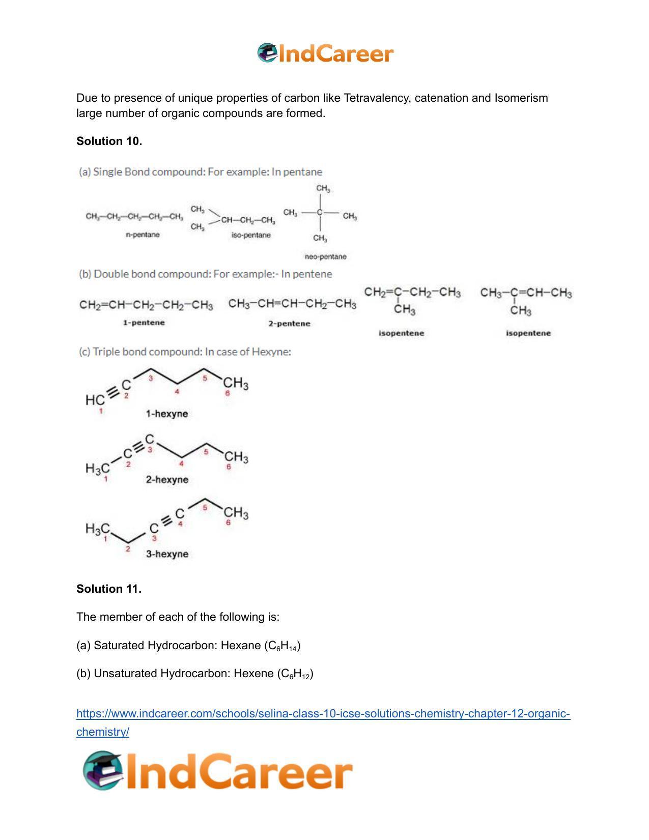 Selina Class 10 ICSE Solutions Chemistry : Chapter 12- Organic Chemistry - Page 26