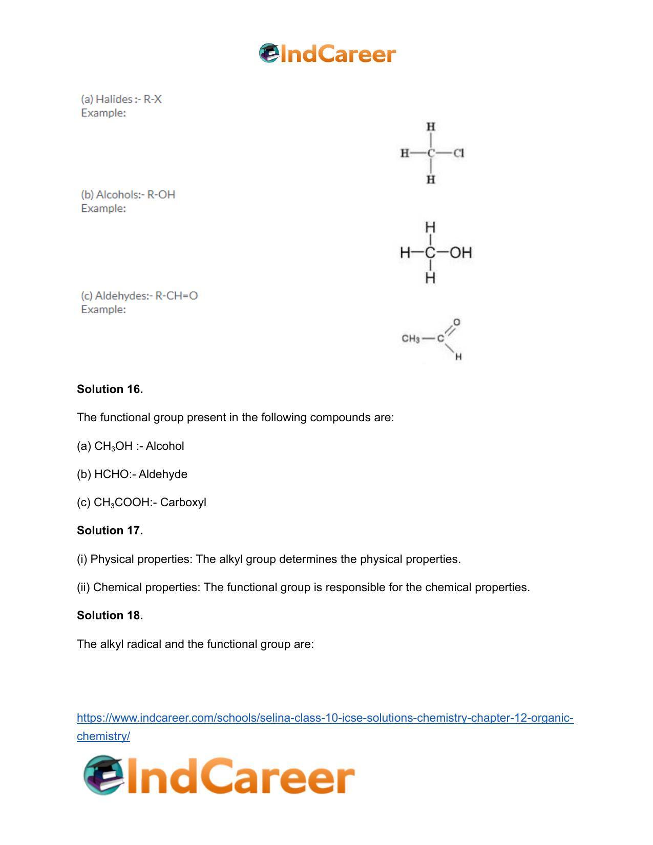 Selina Class 10 ICSE Solutions Chemistry : Chapter 12- Organic Chemistry - Page 28