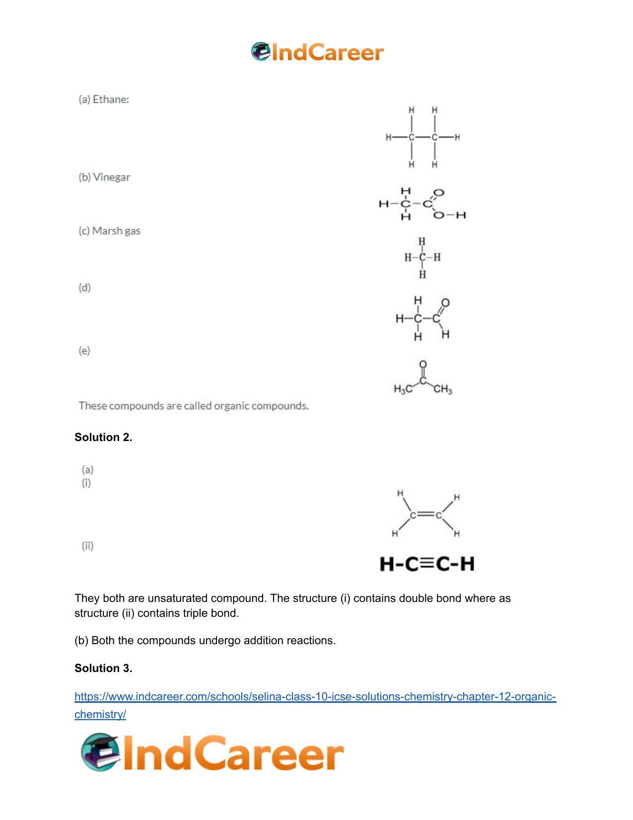 Selina Class 10 ICSE Solutions Chemistry : Chapter 12- Organic Chemistry - Page 31