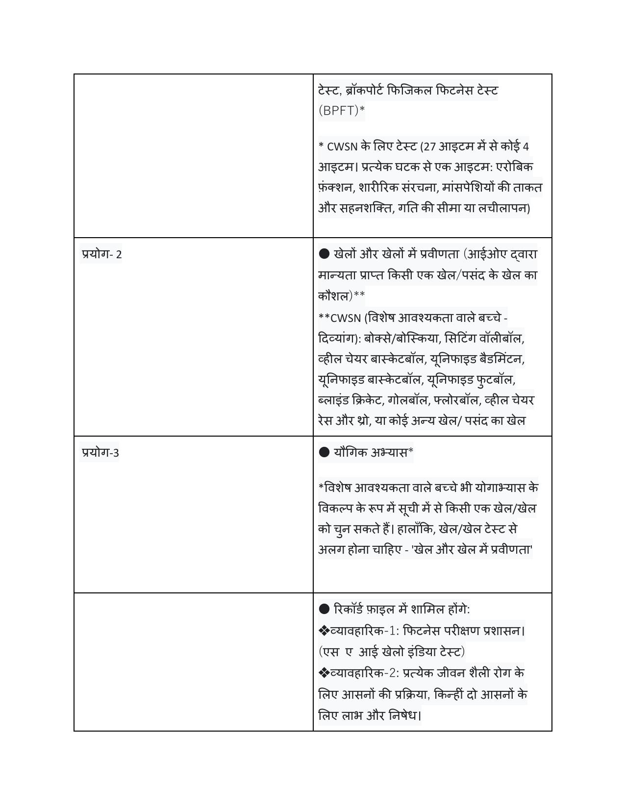 Edudel Class 11 Physical Education (Hindi Medium) Syllabus 2025 - Page 5