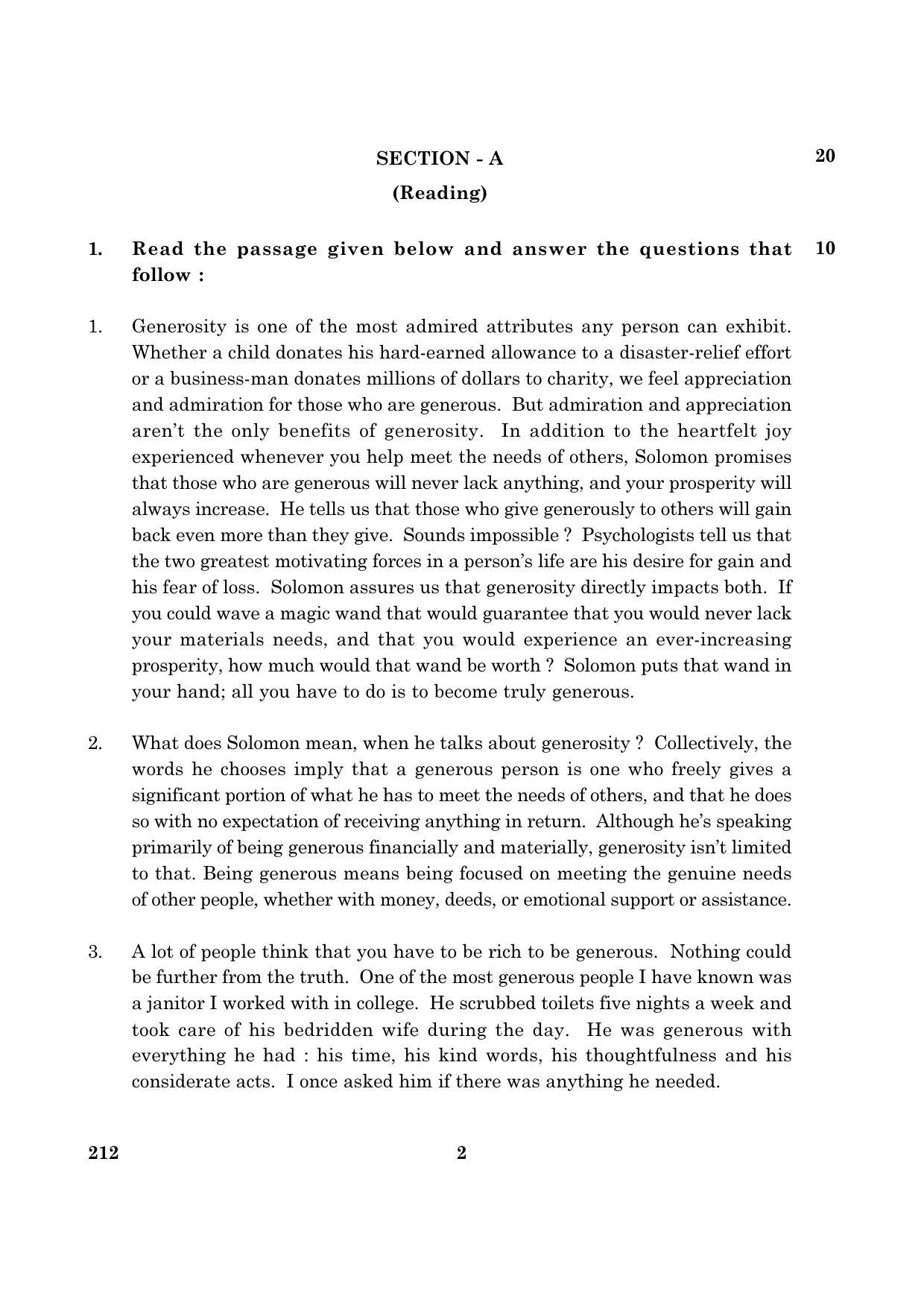 CBSE Class 12 212 English Elective C 2016 Question Paper - Page 2