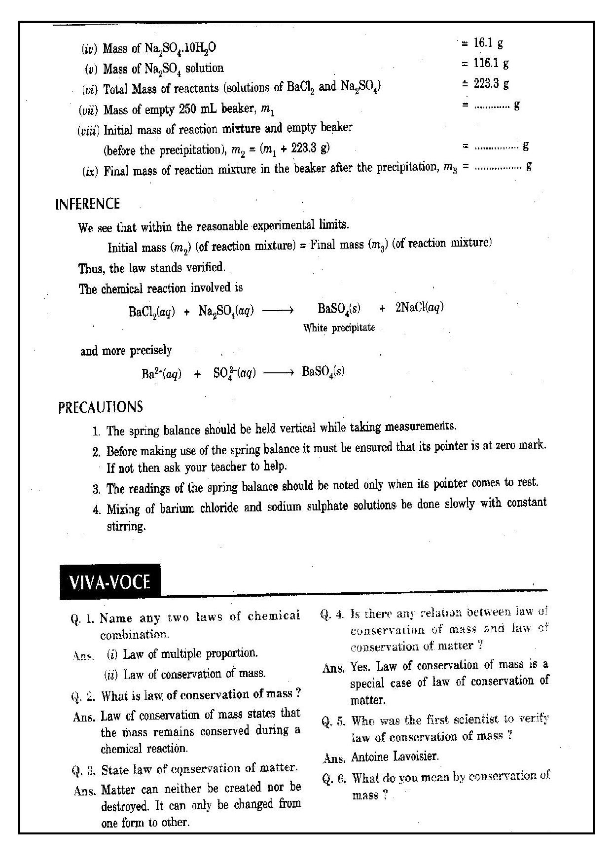 CBSE Worksheets for Class 9 Chemistry Experiments Assignment - Page 2