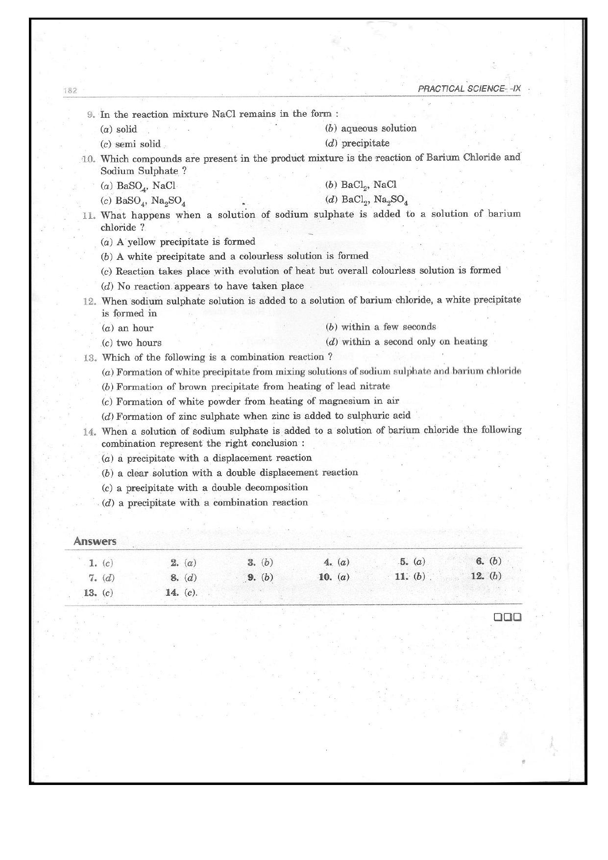 CBSE Worksheets for Class 9 Chemistry Experiments Assignment - Page 4