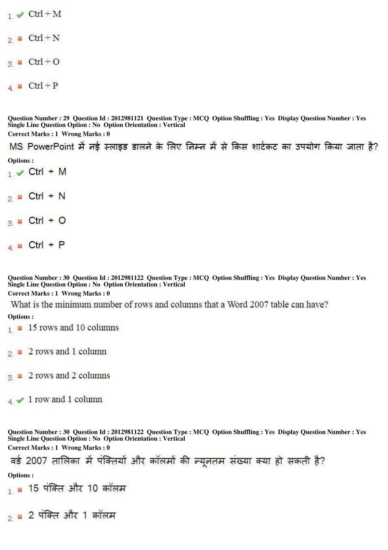 MP CPCT 23 Dec 2018 Scribe CPCT Question Paper Shift 2 - Page 20