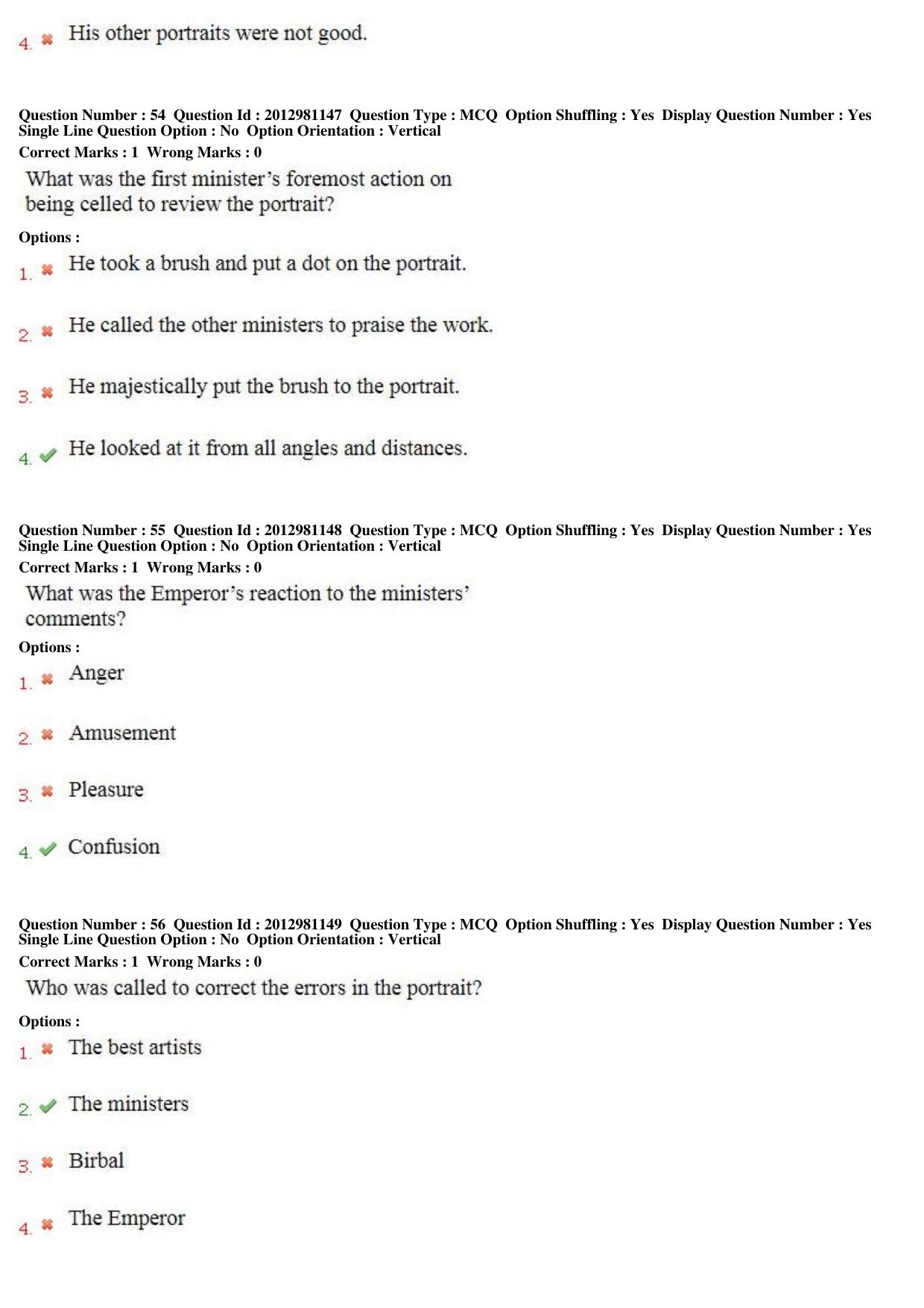 MP CPCT 23 Dec 2018 Scribe CPCT Question Paper Shift 2 - Page 36