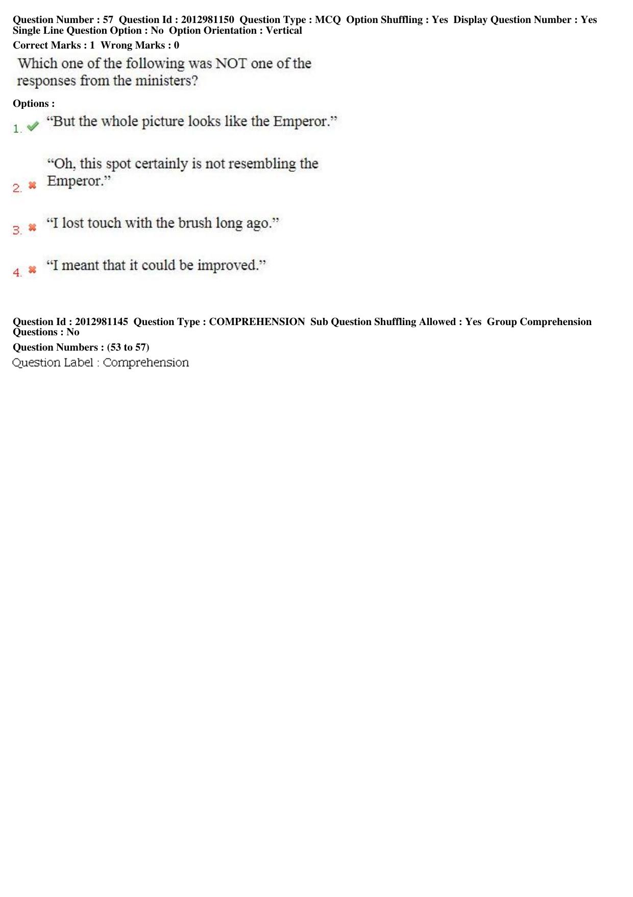 MP CPCT 23 Dec 2018 Scribe CPCT Question Paper Shift 2 - Page 37