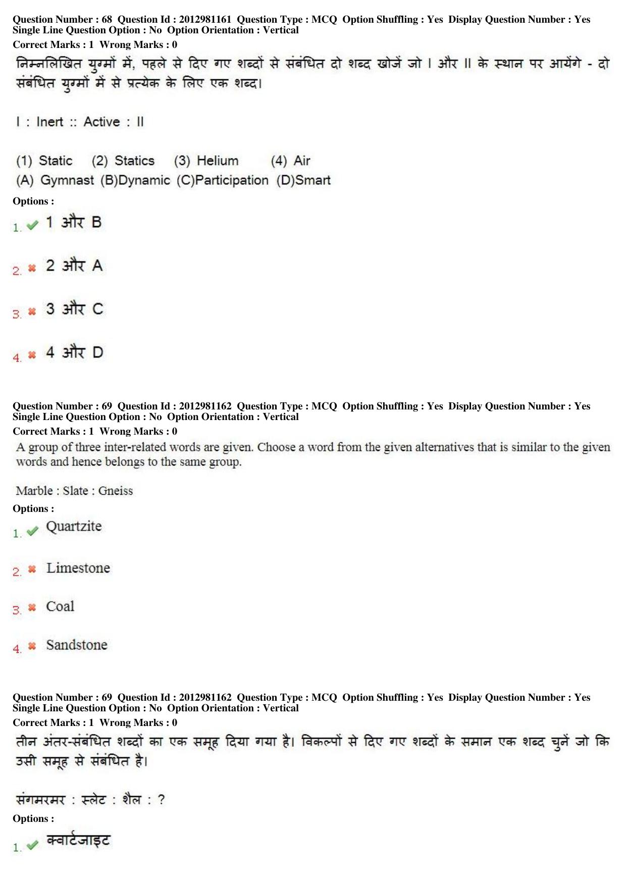 MP CPCT 23 Dec 2018 Scribe CPCT Question Paper Shift 2 - Page 49