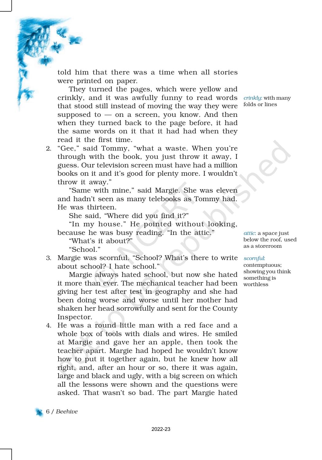 NCERT Book for Class 9 English Chapter 1 The Fun They Had - Page 6