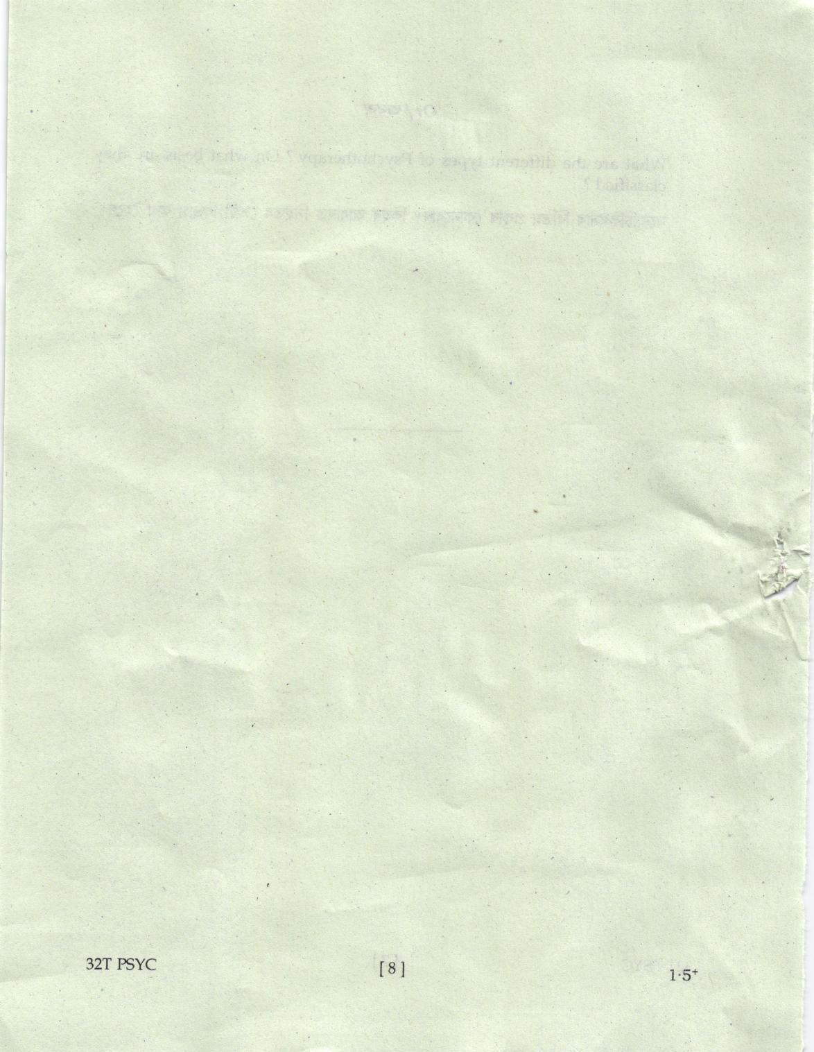 AHSEC Class 12 Psychology Question Papers 2022 - Page 8