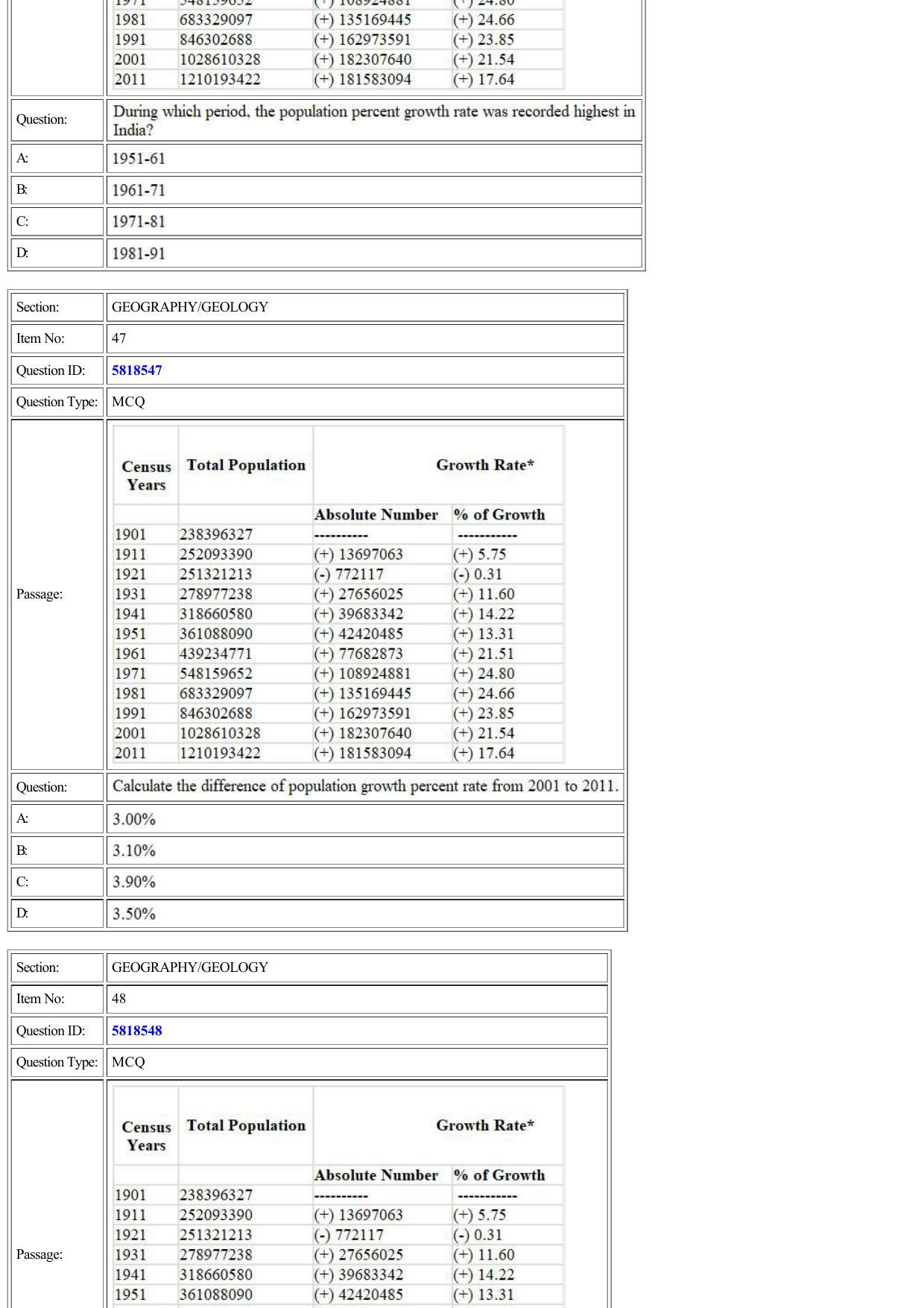 CUET 2022 Question Paper of Geography /Geology - Page 16