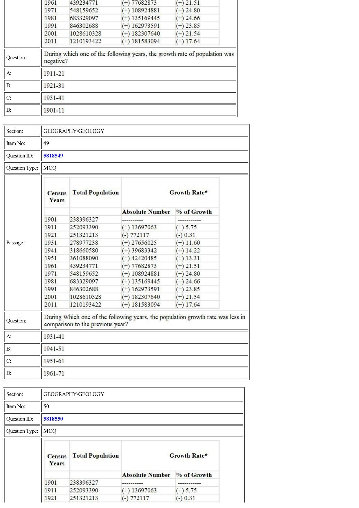 CUET 2022 Question Paper of Geography /Geology - Page 17