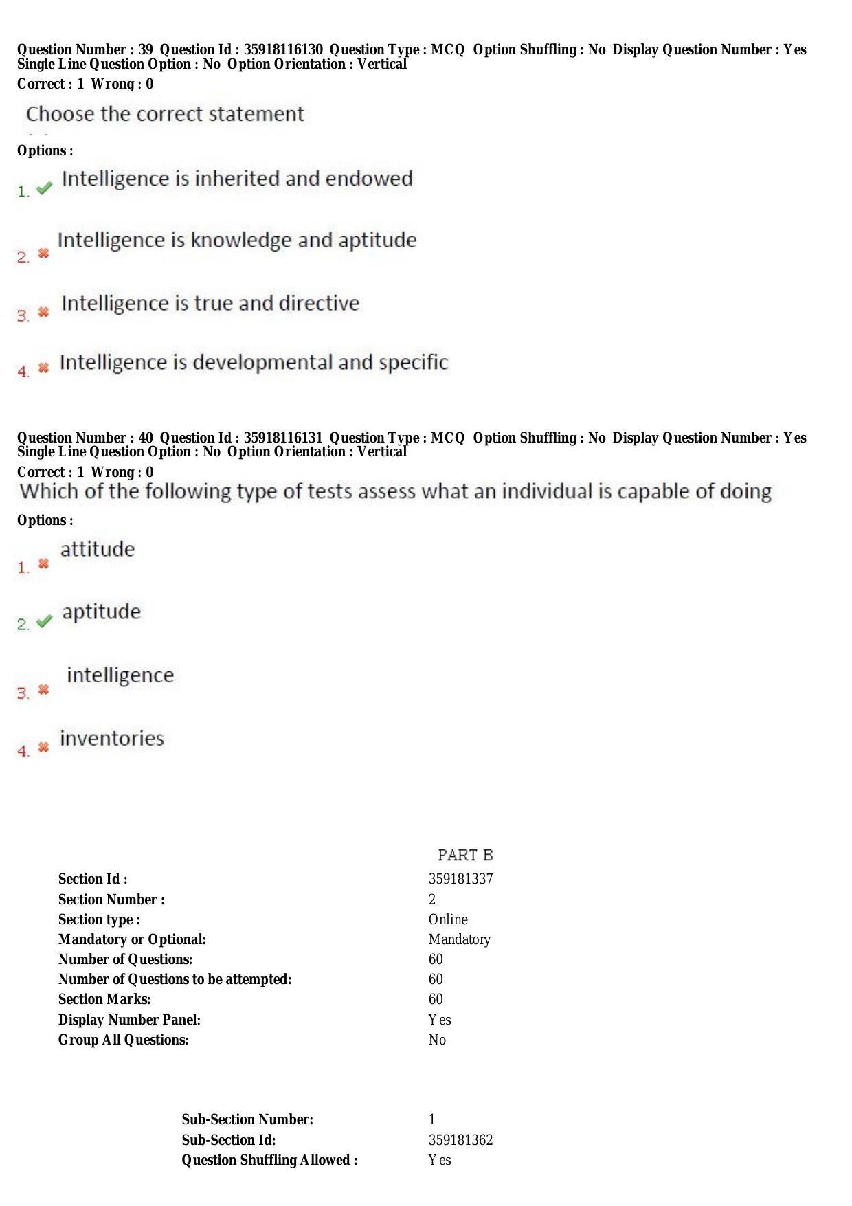 TS CPGET 2018 PGD in Psychological Counselling (Shift 1) Question Paper with Answer Key - Page 15