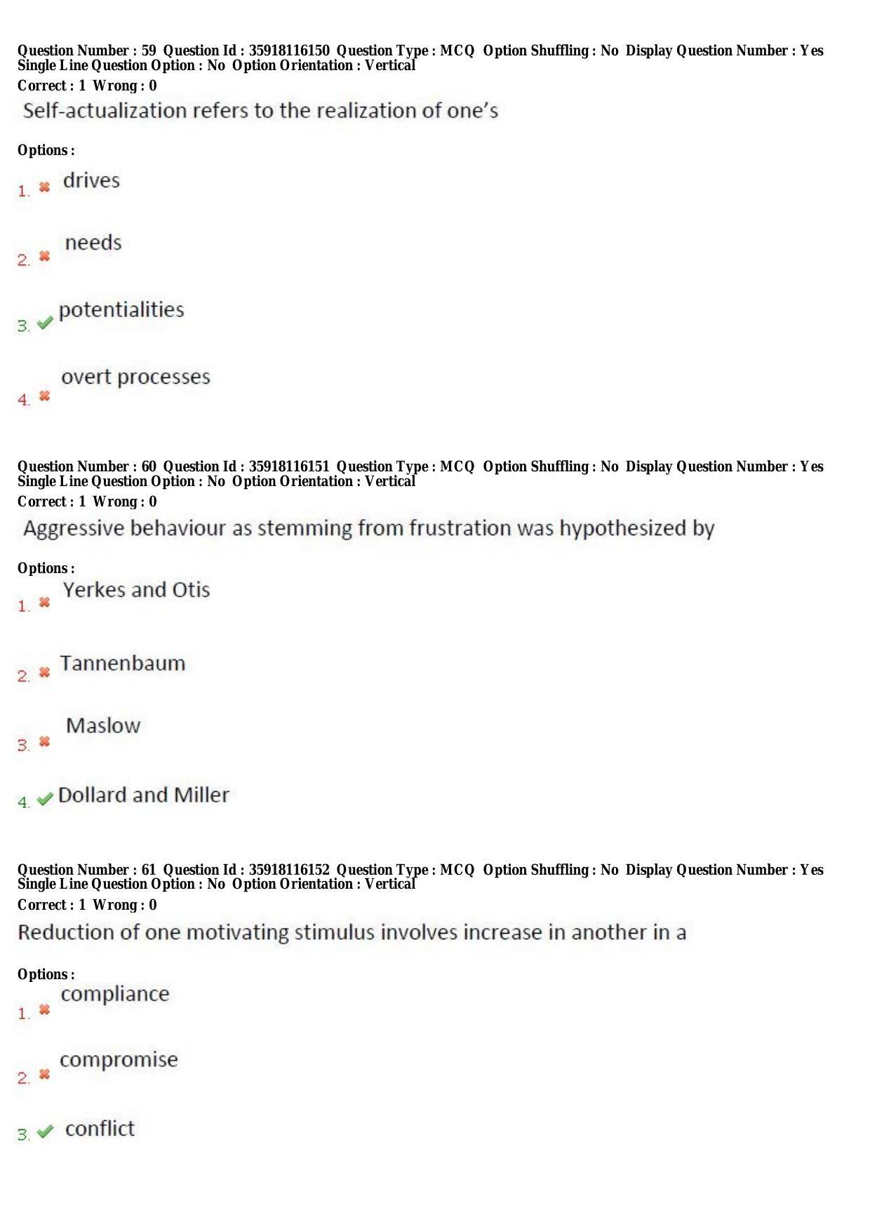 TS CPGET 2018 PGD in Psychological Counselling (Shift 1) Question Paper with Answer Key - Page 22
