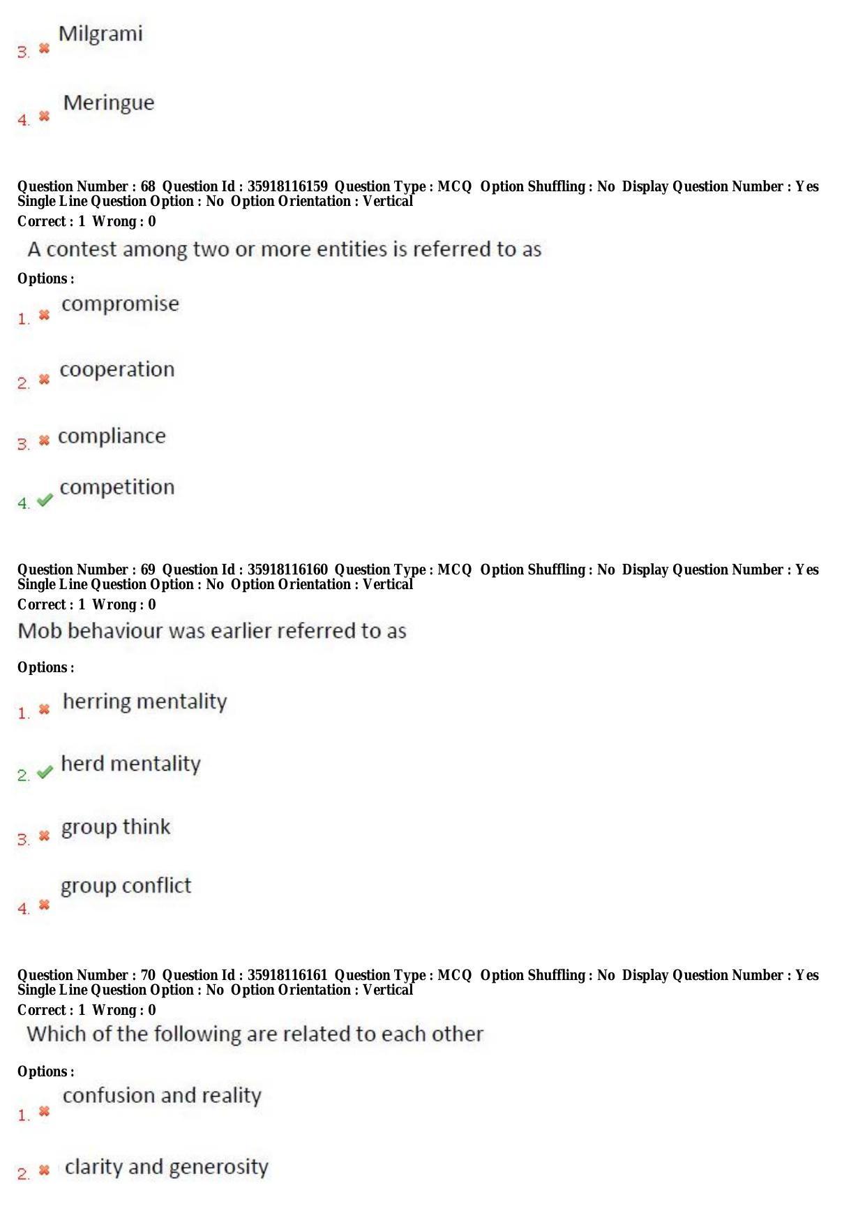 TS CPGET 2018 PGD in Psychological Counselling (Shift 1) Question Paper with Answer Key - Page 25