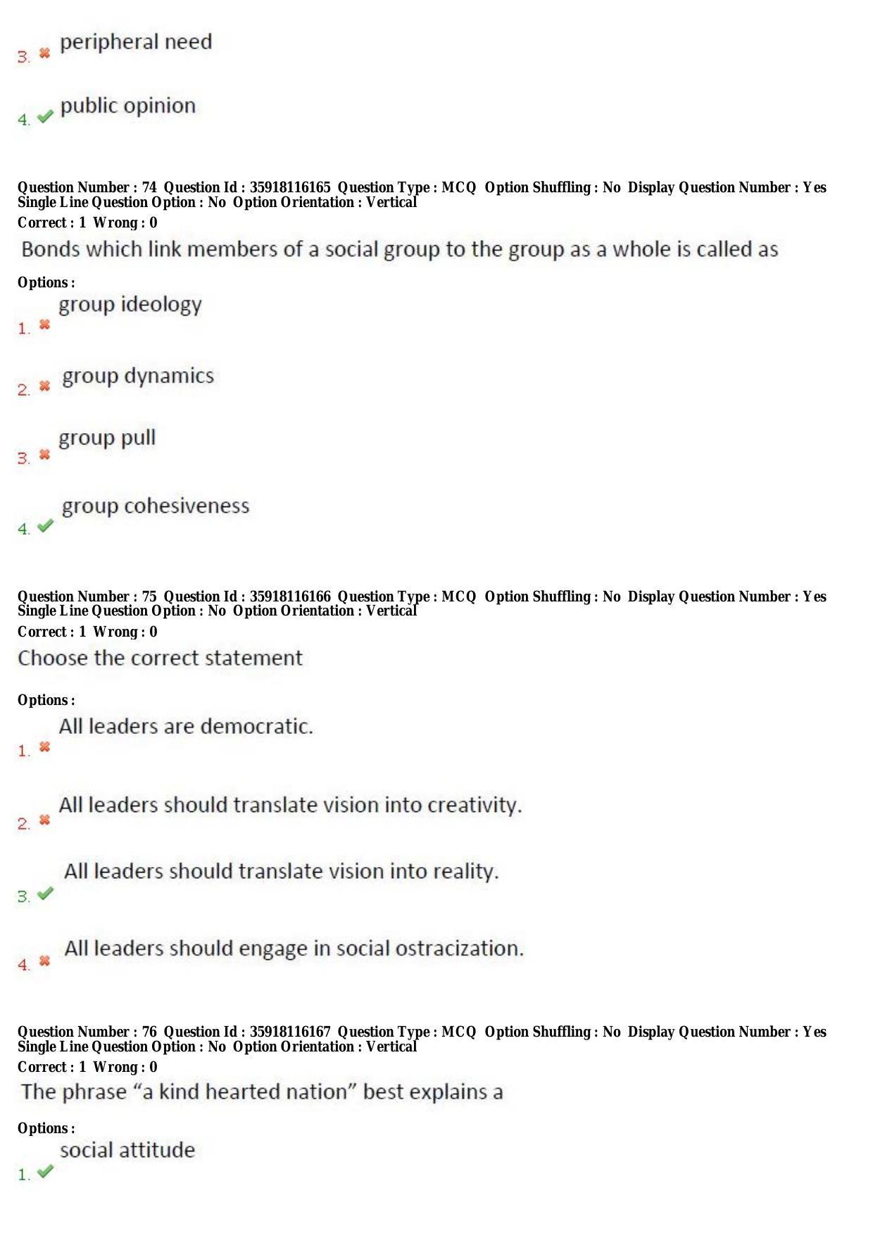 TS CPGET 2018 PGD in Psychological Counselling (Shift 1) Question Paper with Answer Key - Page 27
