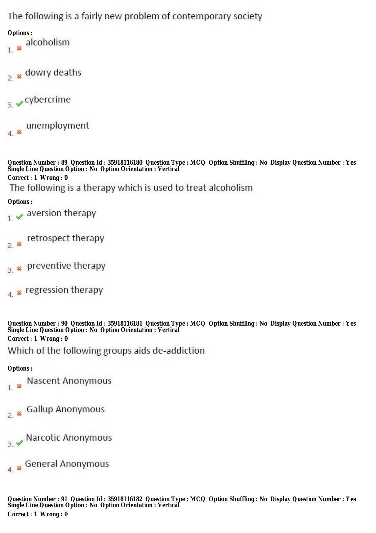 TS CPGET 2018 PGD in Psychological Counselling (Shift 1) Question Paper with Answer Key - Page 32
