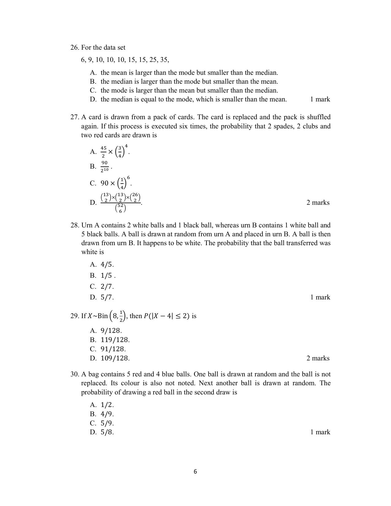 ACET October 2020 Question Papers - Page 6