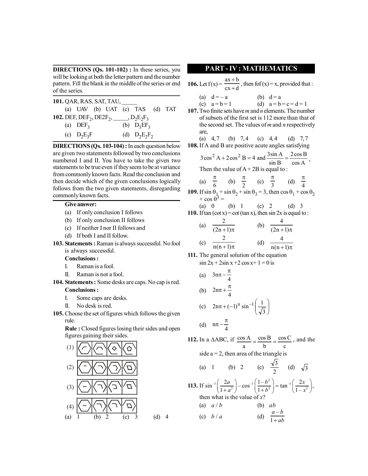 BITSAT 2016 Question Paper - Page 11
