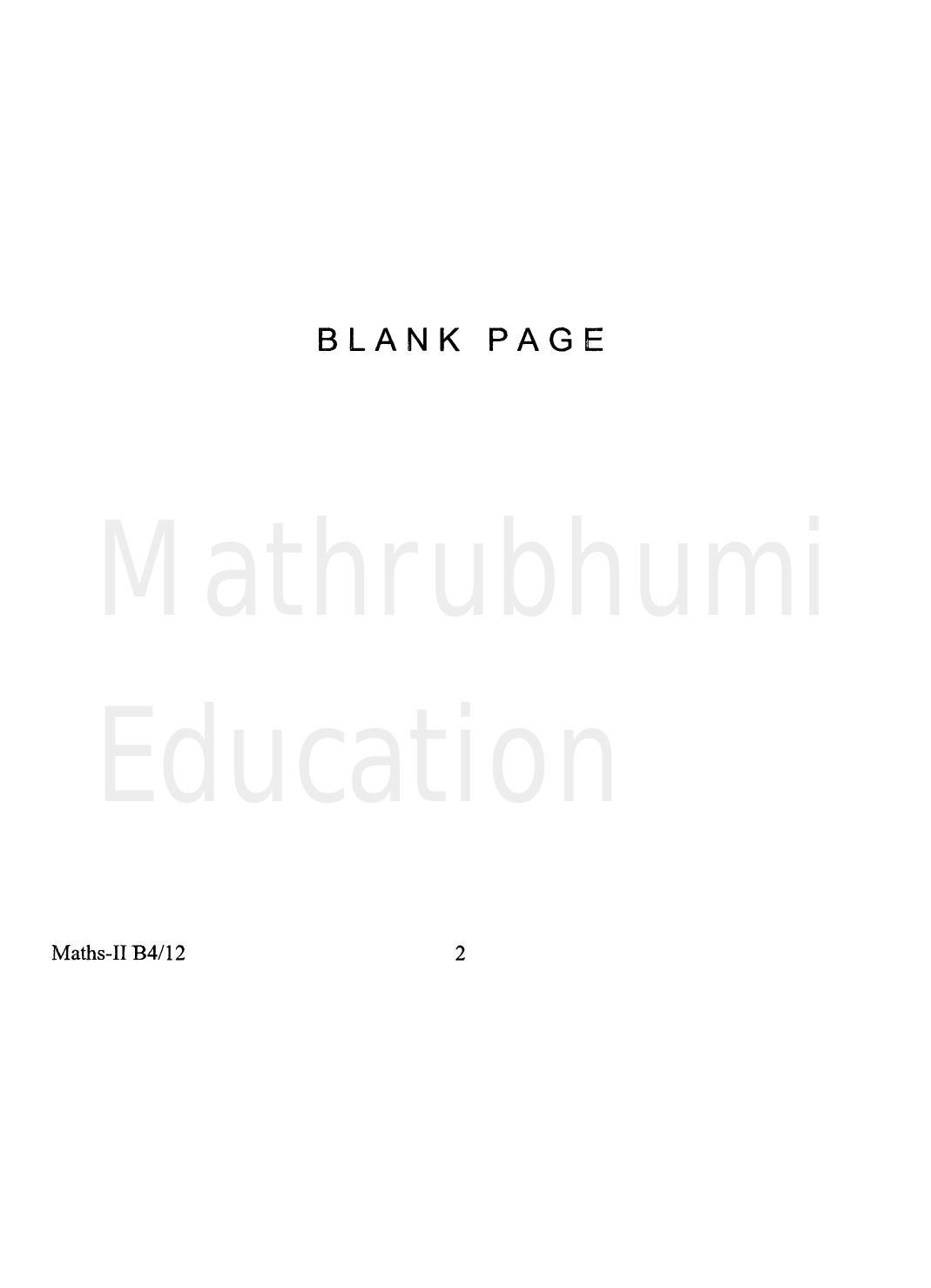 KEAM Paper II 2012 Question Paper - Page 2