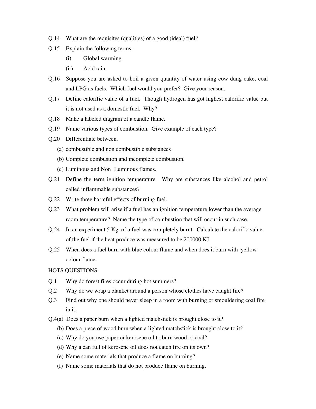 CBSE Worksheets for Class 8 Science Assignment 9 - Page 2