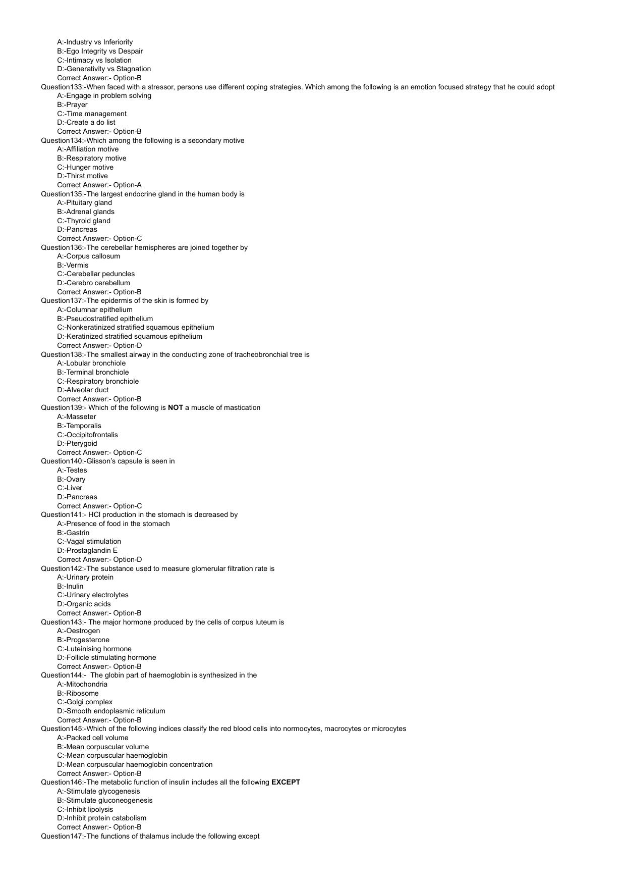Kerala PG Nursing 2022 Question Paper with Answer Key - Page 10