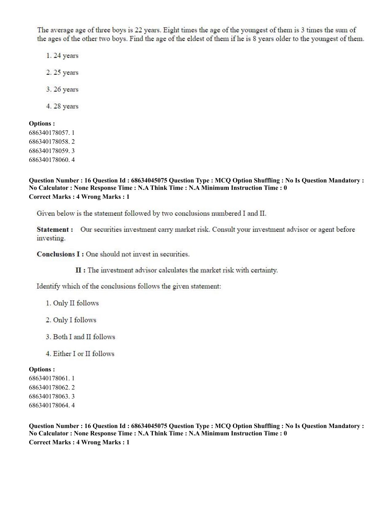 CUET PG 2023: COQP21 – Yoga (Eng)-shift 3 (30-06-2023) Question Paper - Page 15