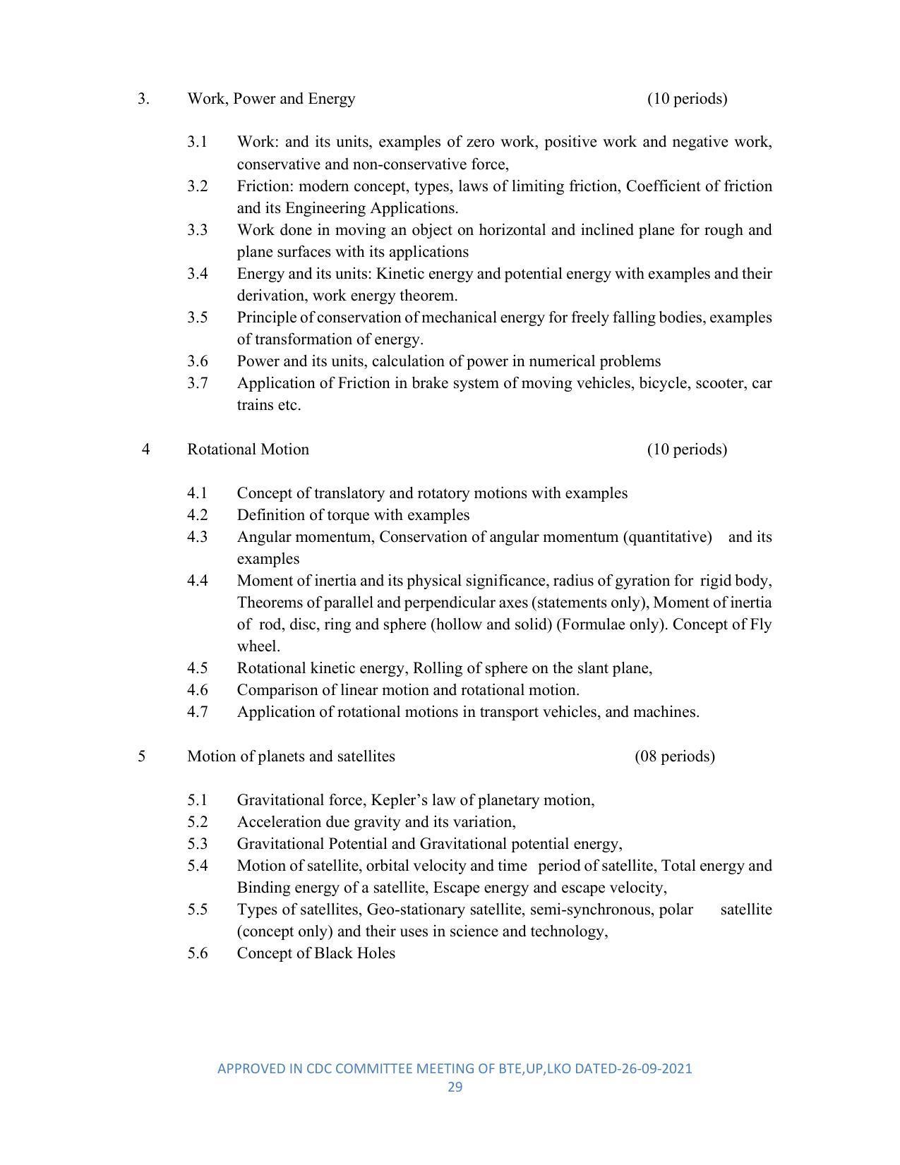 SYLLABUS FOR SEMESTER SYSTEM EFFECTIVE FROM (2021-2022) - DIPLOMA IN PLASTIC MOULD TECHNOLOGY - Page 29