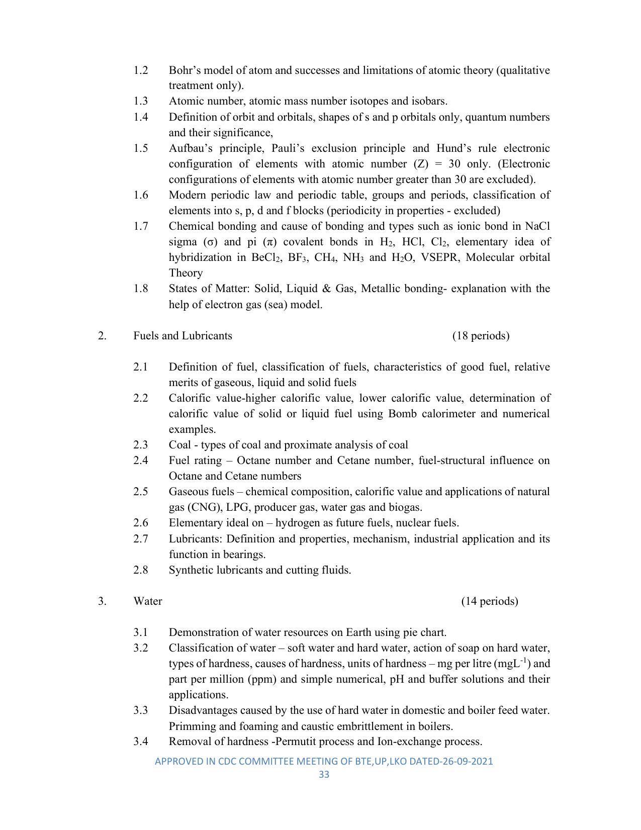 SYLLABUS FOR SEMESTER SYSTEM EFFECTIVE FROM (2021-2022) - DIPLOMA IN PLASTIC MOULD TECHNOLOGY - Page 33