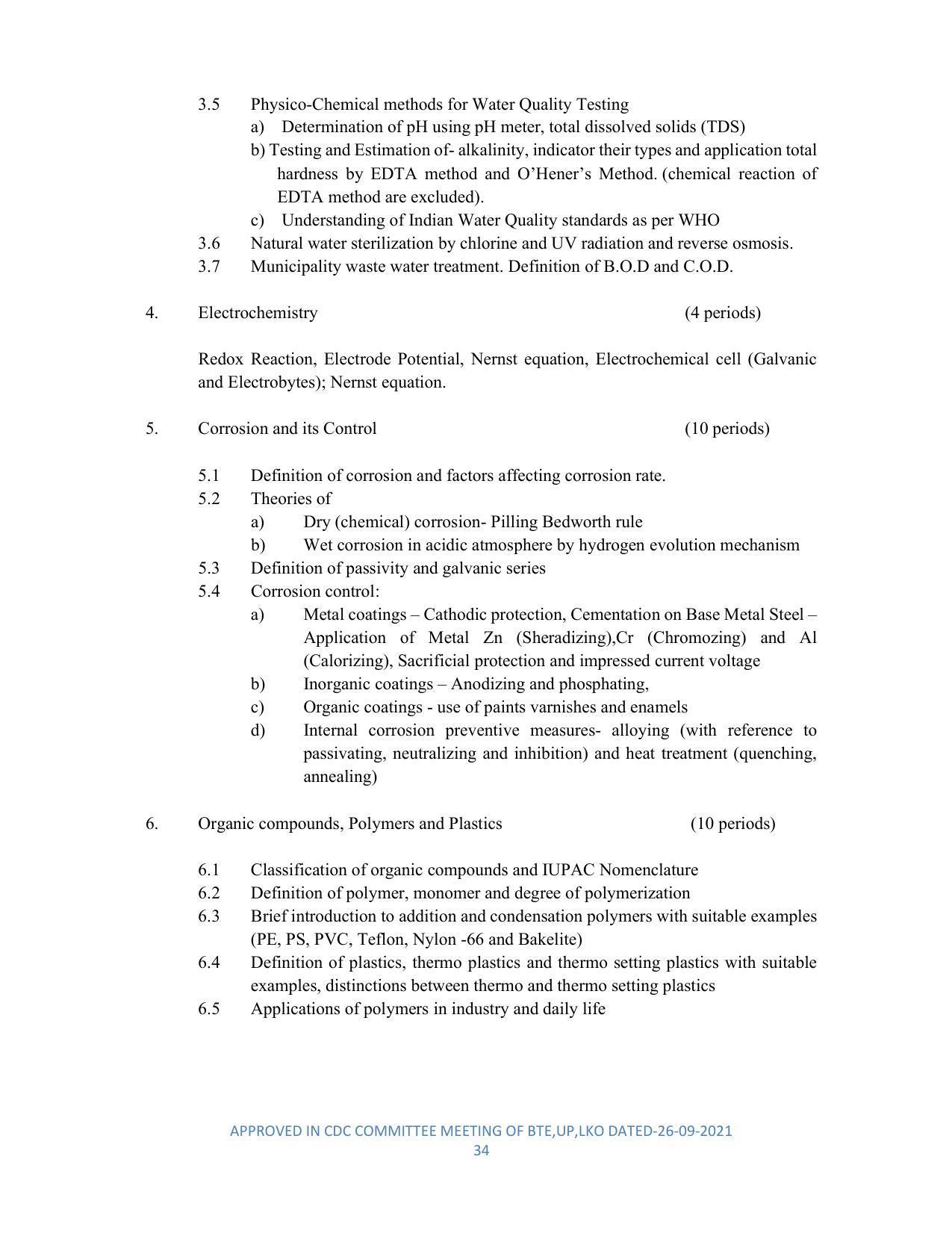 SYLLABUS FOR SEMESTER SYSTEM EFFECTIVE FROM (2021-2022) - DIPLOMA IN PLASTIC MOULD TECHNOLOGY - Page 34