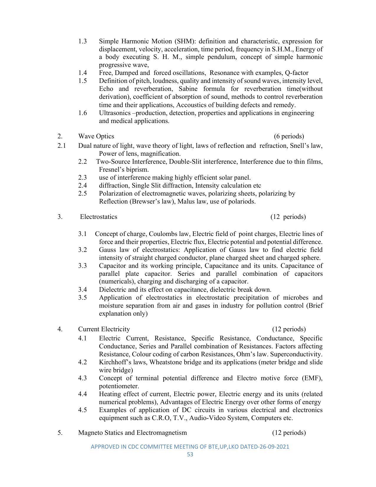SYLLABUS FOR SEMESTER SYSTEM EFFECTIVE FROM (2021-2022) - DIPLOMA IN PLASTIC MOULD TECHNOLOGY - Page 53