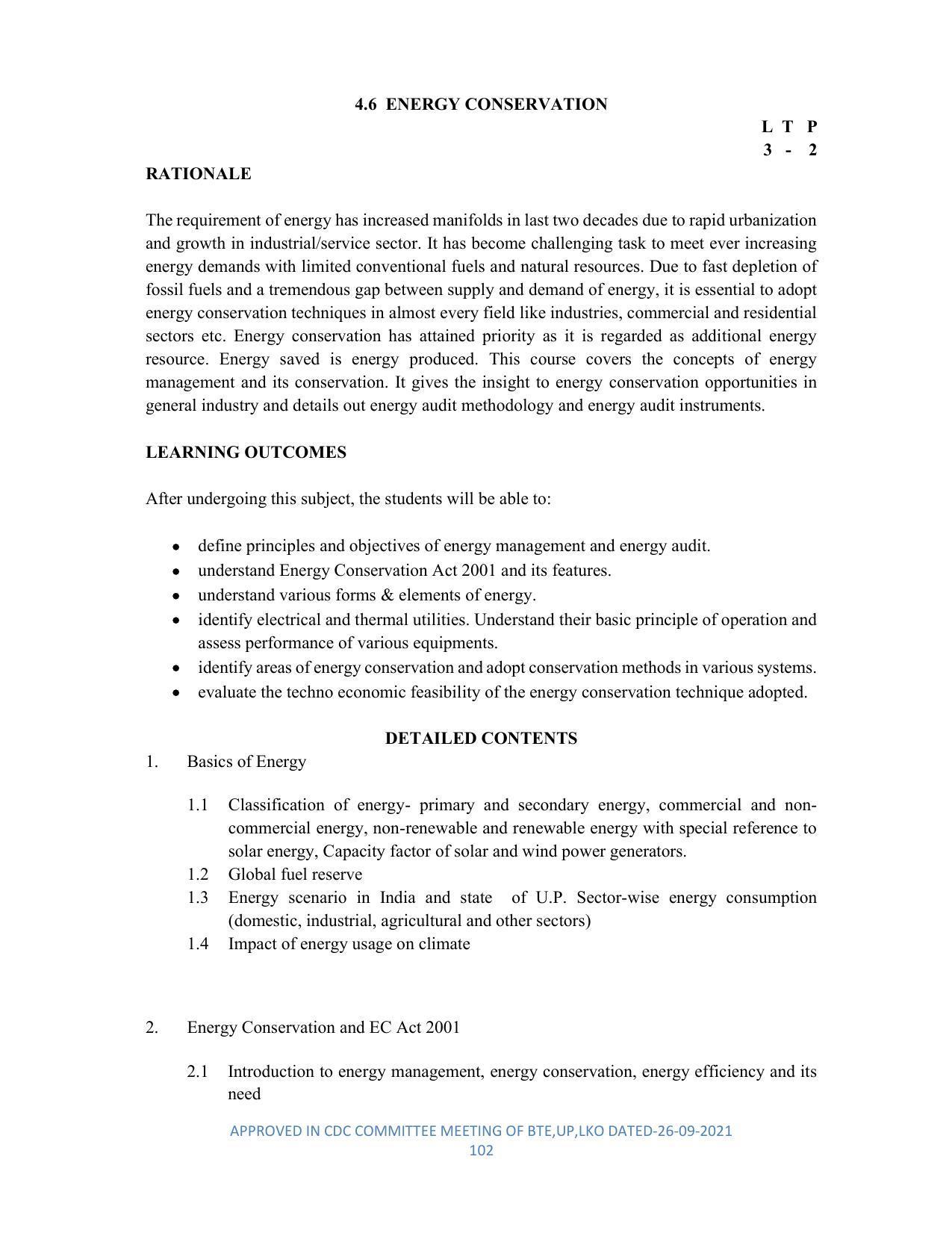 SYLLABUS FOR SEMESTER SYSTEM EFFECTIVE FROM (2021-2022) - DIPLOMA IN PLASTIC MOULD TECHNOLOGY - Page 102
