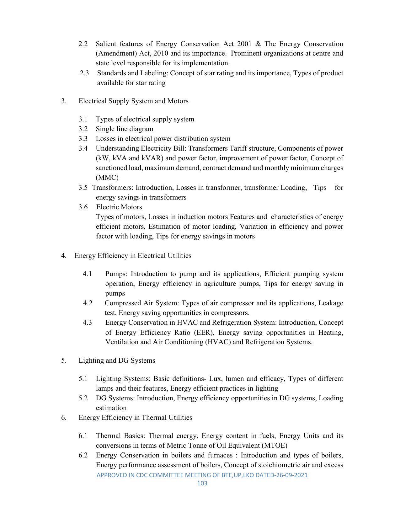 SYLLABUS FOR SEMESTER SYSTEM EFFECTIVE FROM (2021-2022) - DIPLOMA IN PLASTIC MOULD TECHNOLOGY - Page 103