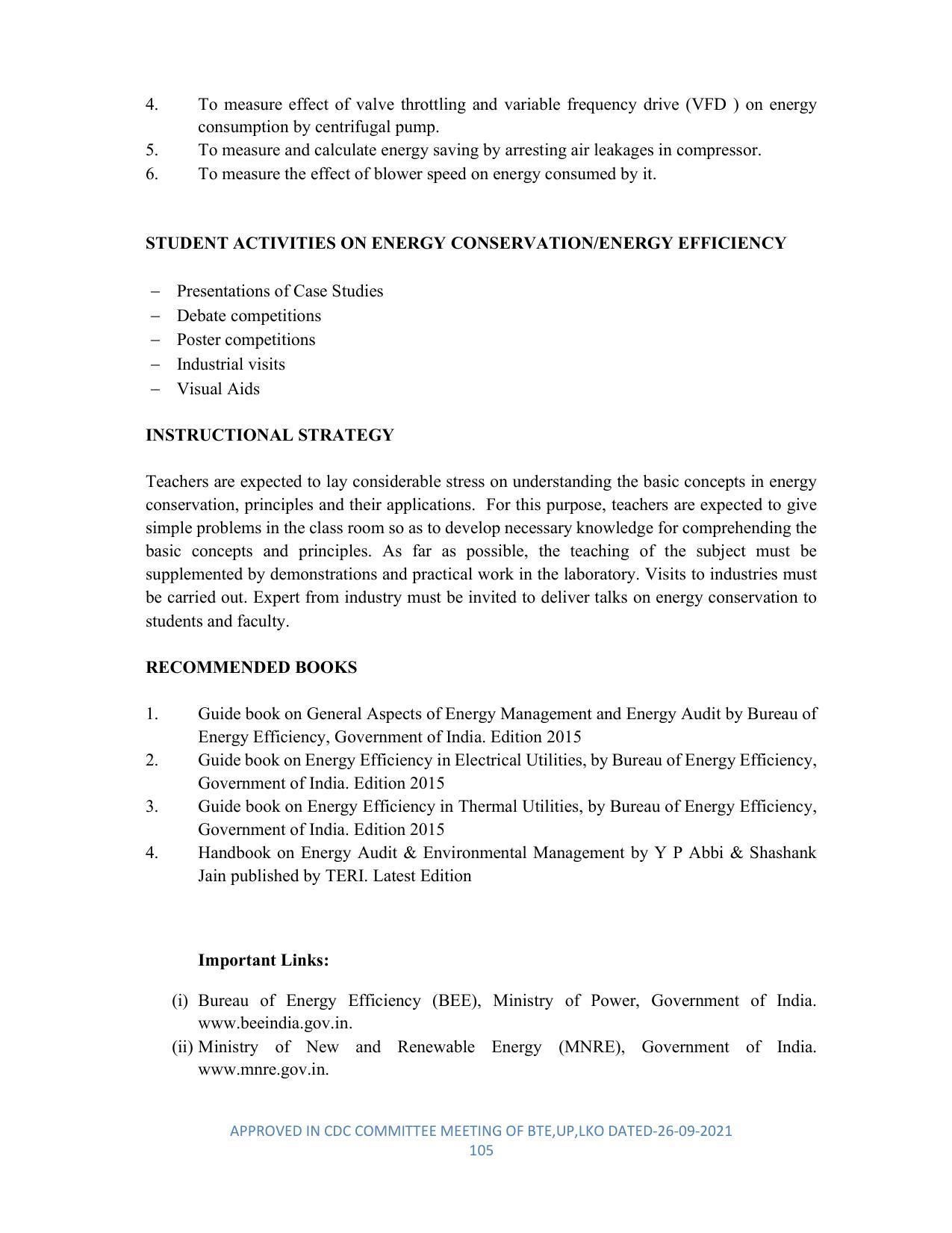 SYLLABUS FOR SEMESTER SYSTEM EFFECTIVE FROM (2021-2022) - DIPLOMA IN PLASTIC MOULD TECHNOLOGY - Page 105