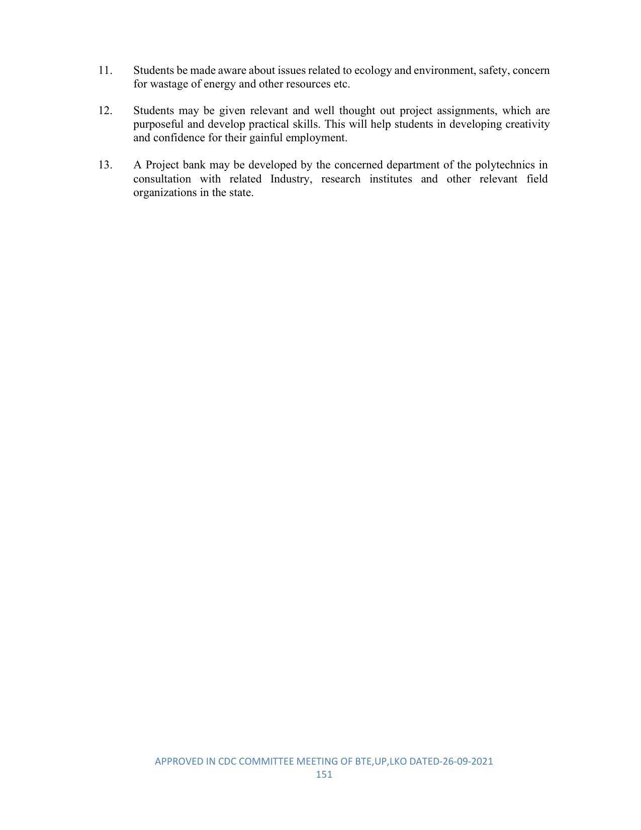 SYLLABUS FOR SEMESTER SYSTEM EFFECTIVE FROM (2021-2022) - DIPLOMA IN PLASTIC MOULD TECHNOLOGY - Page 151