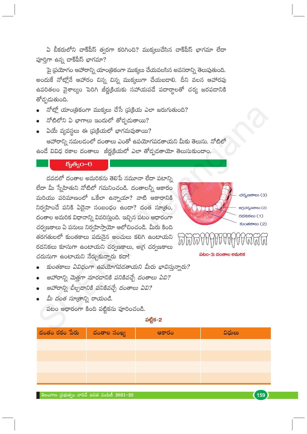 TS SCERT Class 10 Biological Science (Telugu Medium) Text Book - Page 171