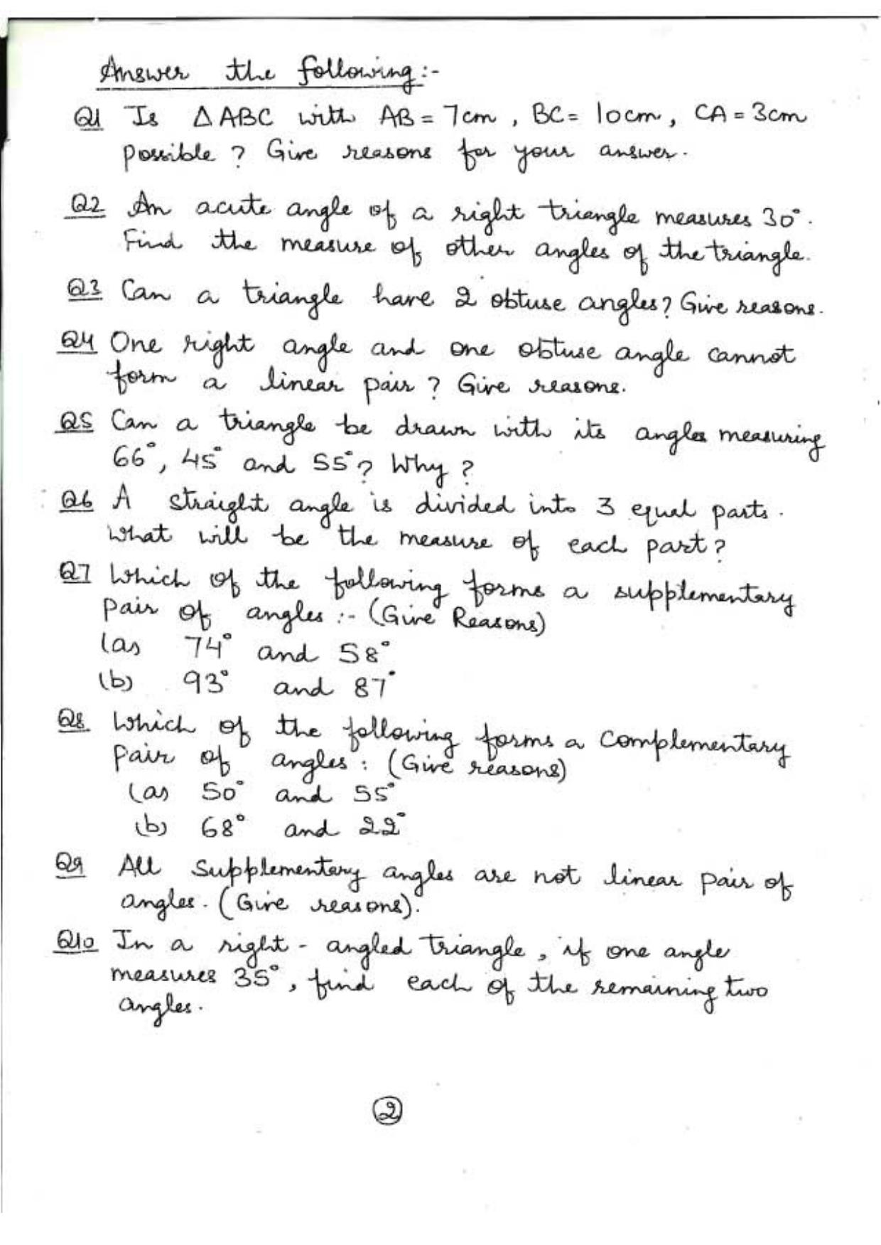 Worksheet for Class 5 Maths Assignment 32 - Page 2