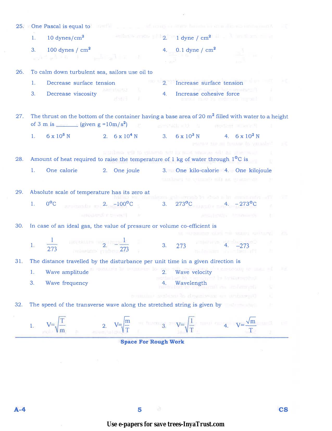 Karnataka Diploma CET- 2015 Computer Science and Engg / Information Science Engg Question Paper - Page 5