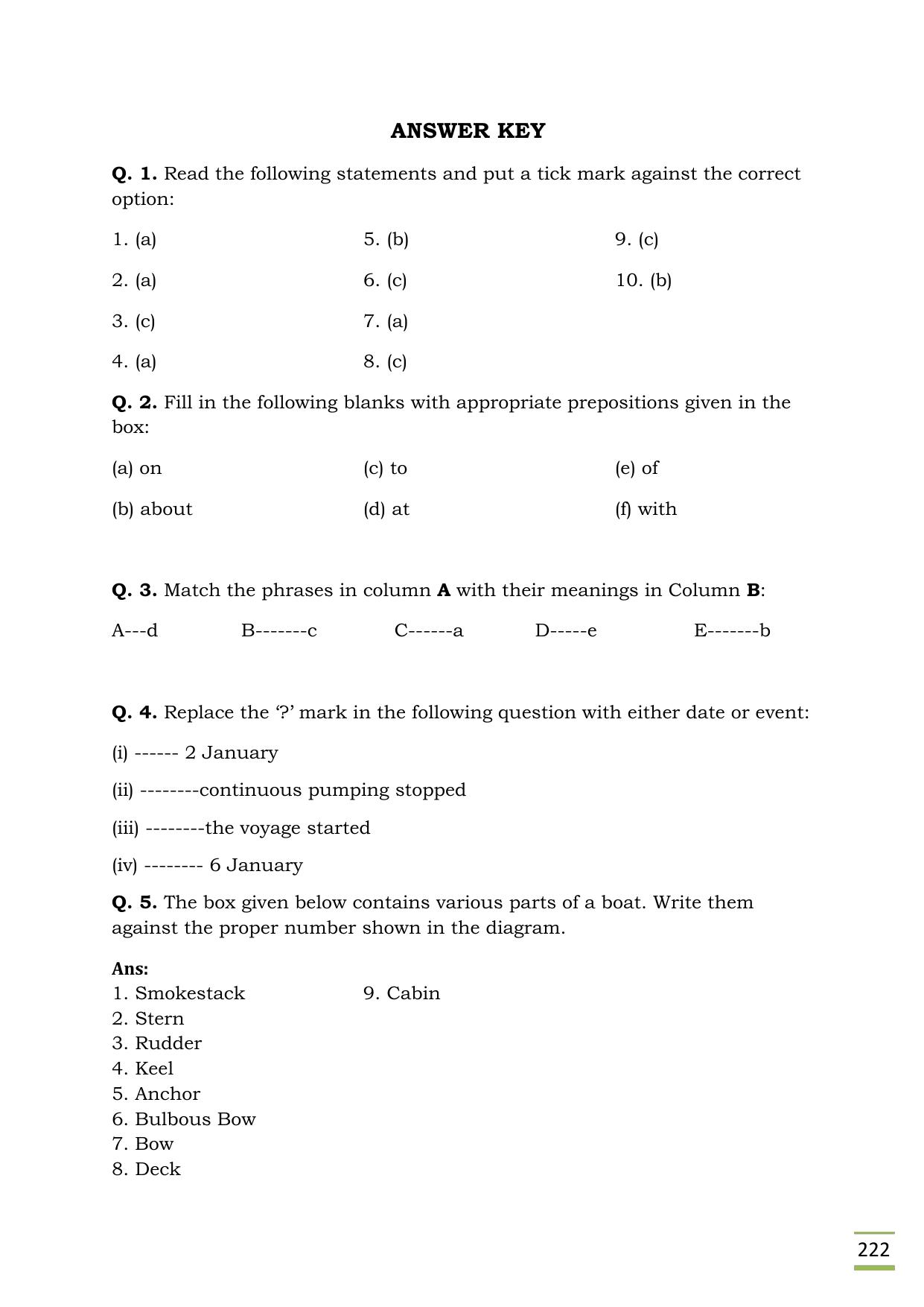 CBSE Worksheets for Class 11 English we are not afraid to die questions answers - Page 4
