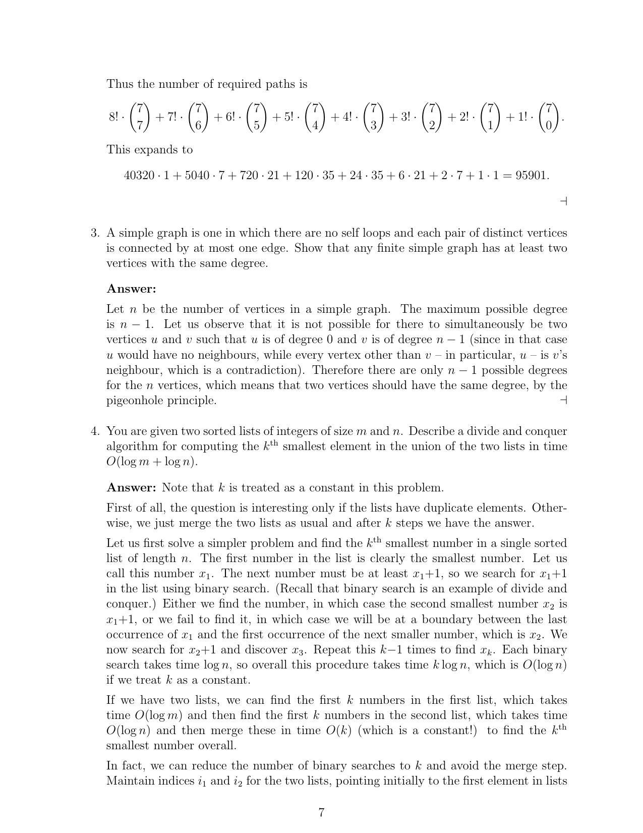 CMI Entrance Exam 2013 Solutions MSc/PhD Computer Science - Page 7
