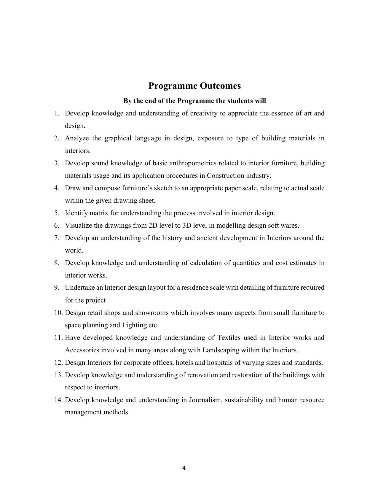 AIFD B.Sc IDD (NEP) Syllabus - Page 5