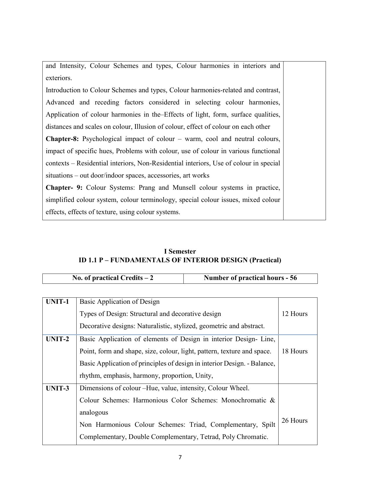 AIFD B.Sc IDD (NEP) Syllabus - Page 8
