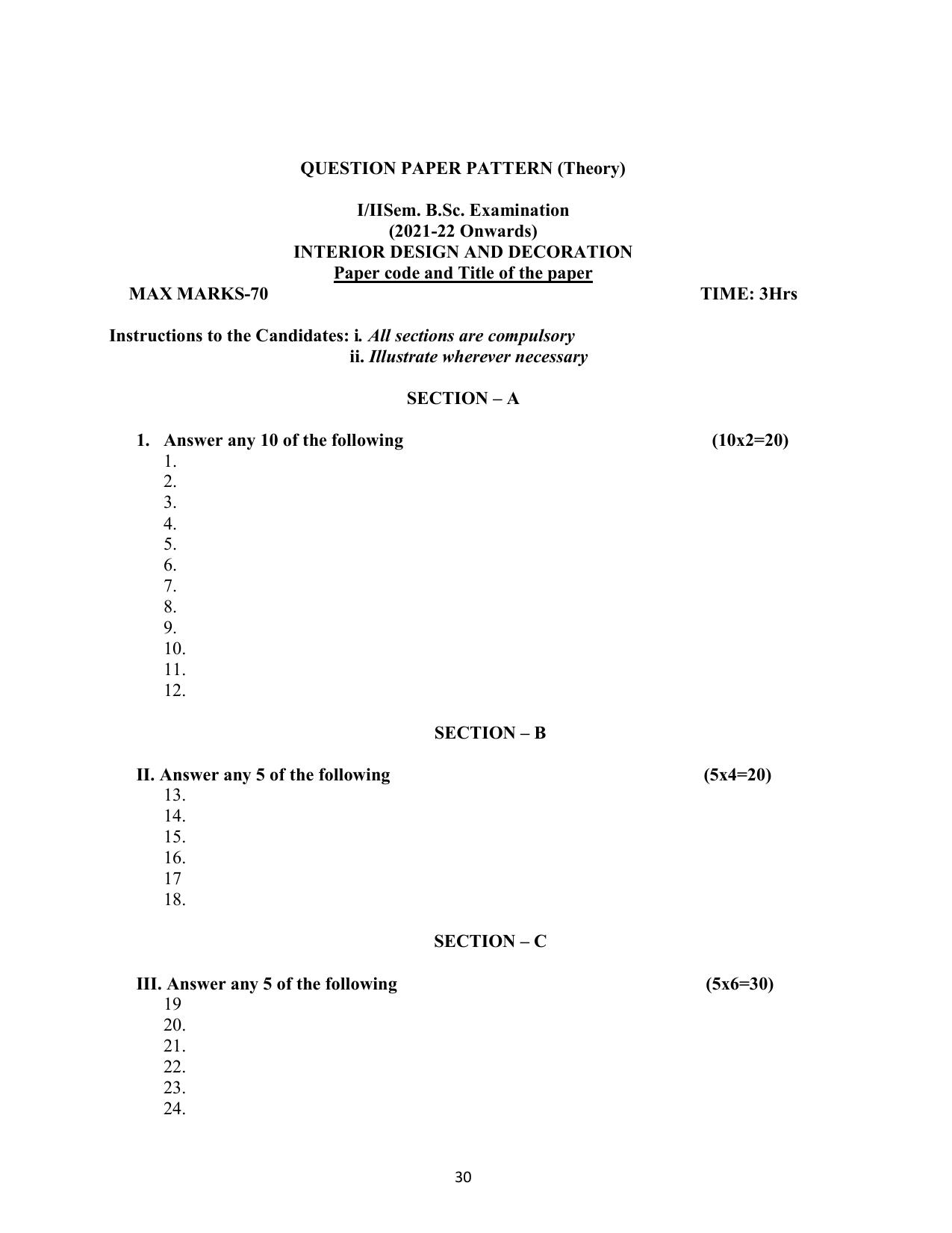 AIFD B.Sc IDD (NEP) Syllabus - Page 31