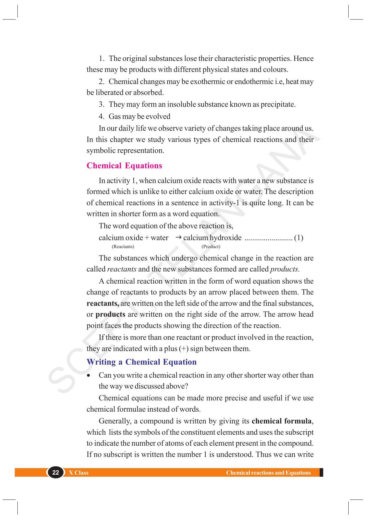 TS SCERT Class 10 Physical Science (English Medium) Text Book - Page 34