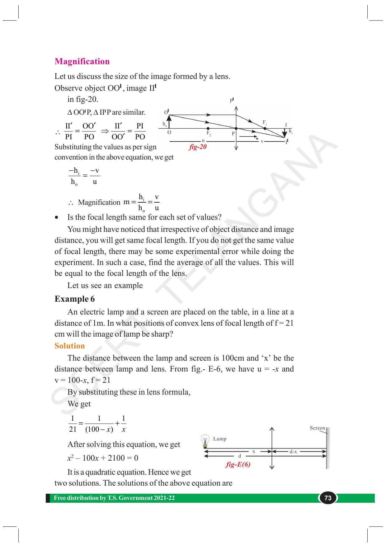 TS SCERT Class 10 Physical Science (English Medium) Text Book - Page 85