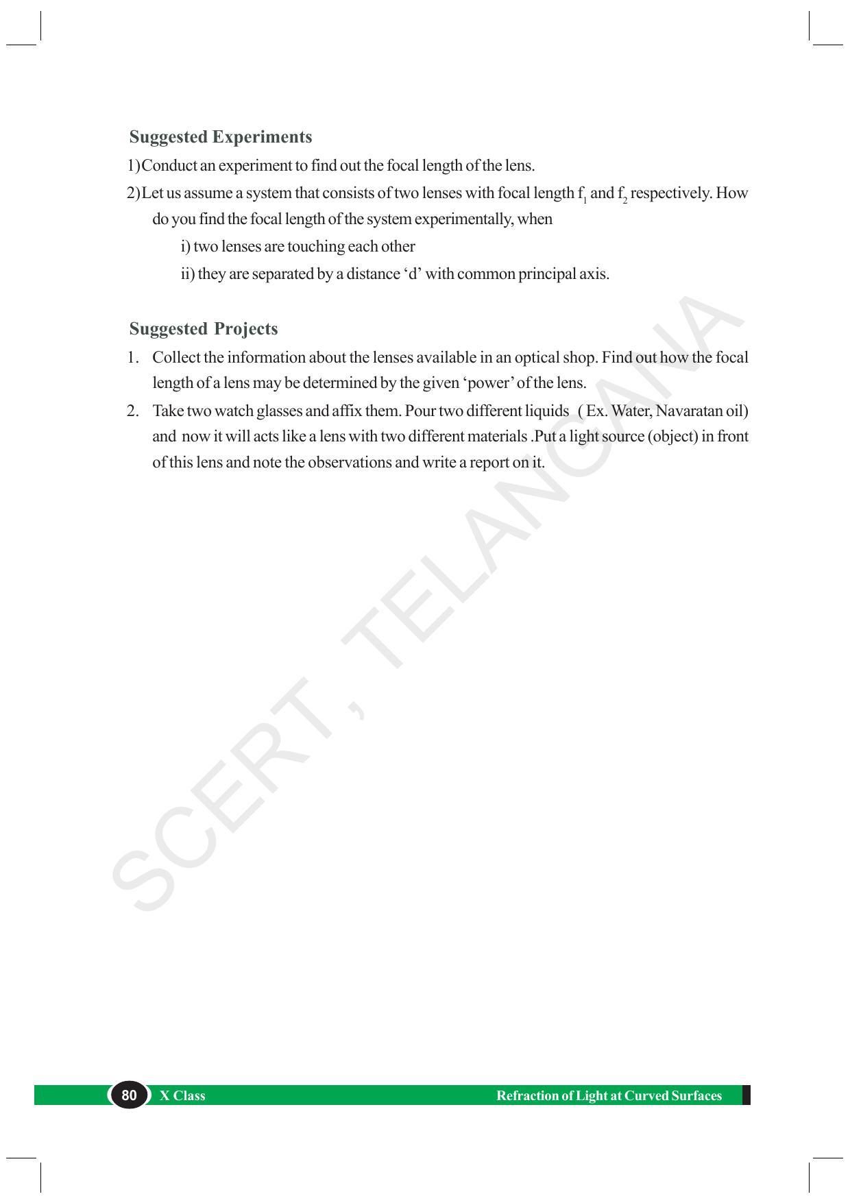 TS SCERT Class 10 Physical Science (English Medium) Text Book - Page 92