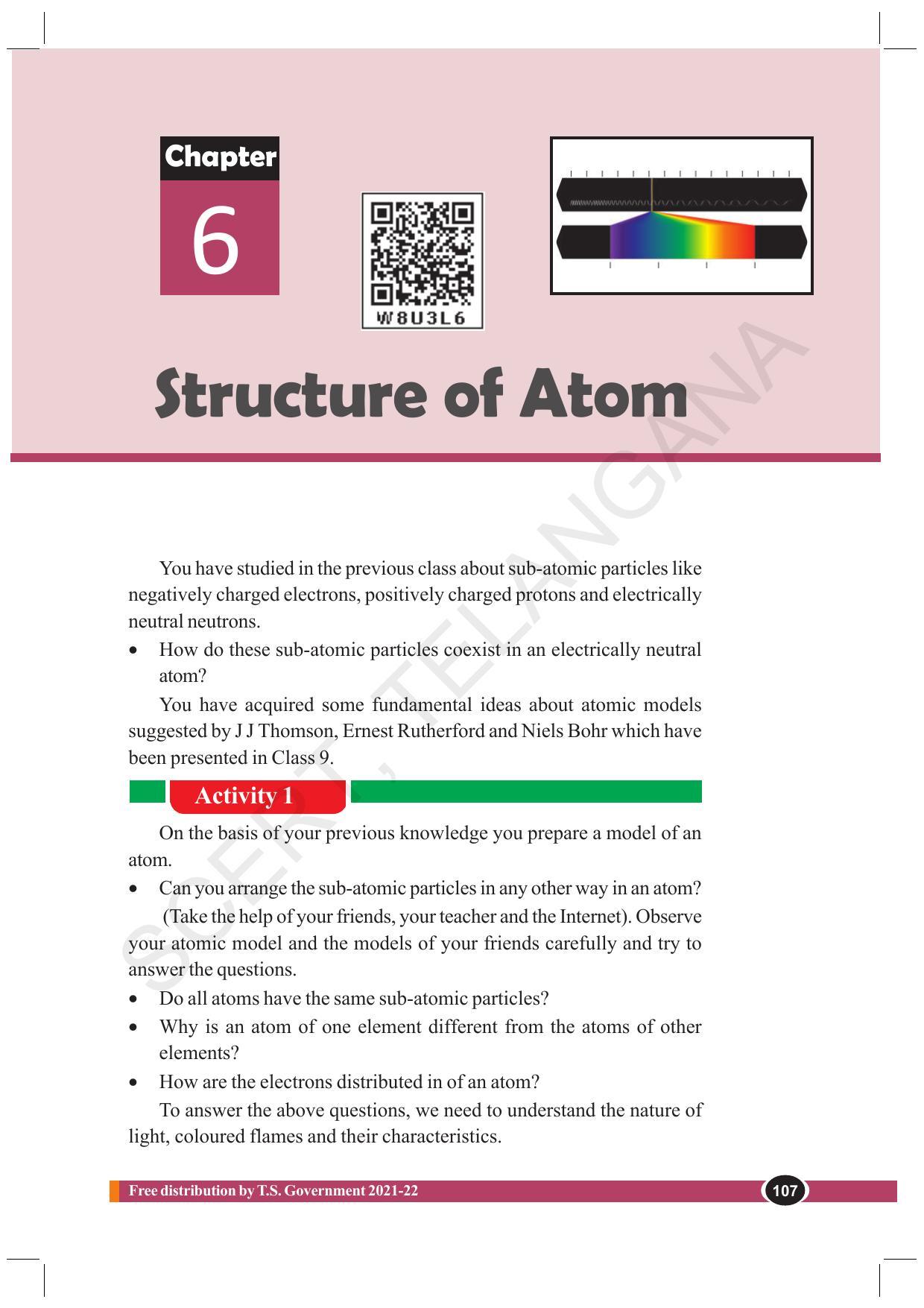 TS SCERT Class 10 Physical Science (English Medium) Text Book - Page 119