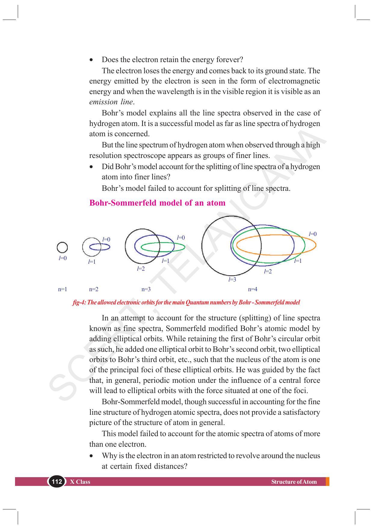 TS SCERT Class 10 Physical Science (English Medium) Text Book - Page 124