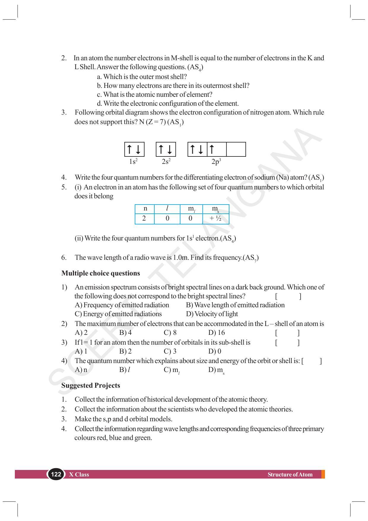 TS SCERT Class 10 Physical Science (English Medium) Text Book - Page 134