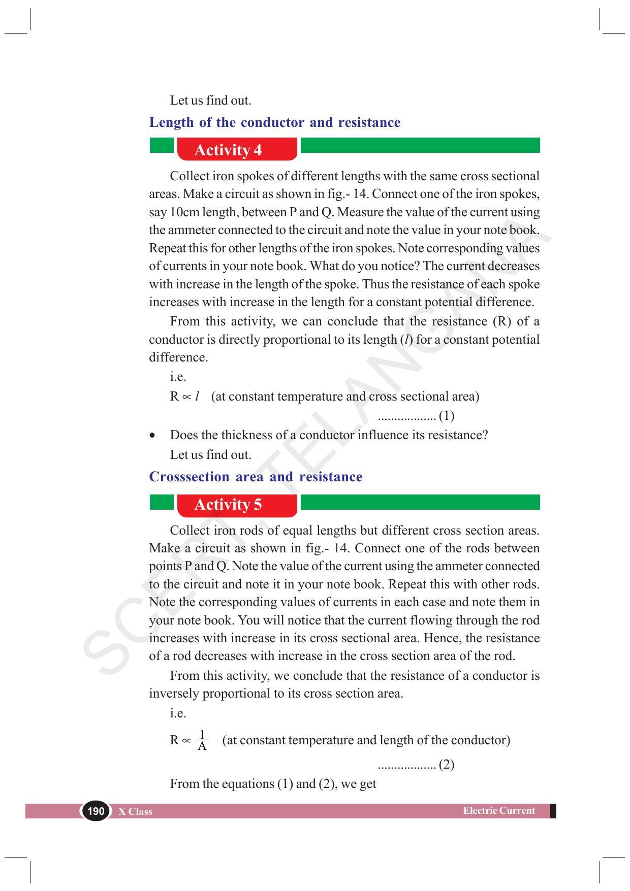 TS SCERT Class 10 Physical Science (English Medium) Text Book - Page 202