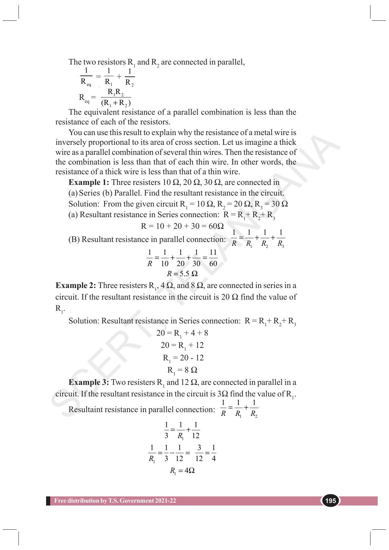TS SCERT Class 10 Physical Science (English Medium) Text Book - Page 207